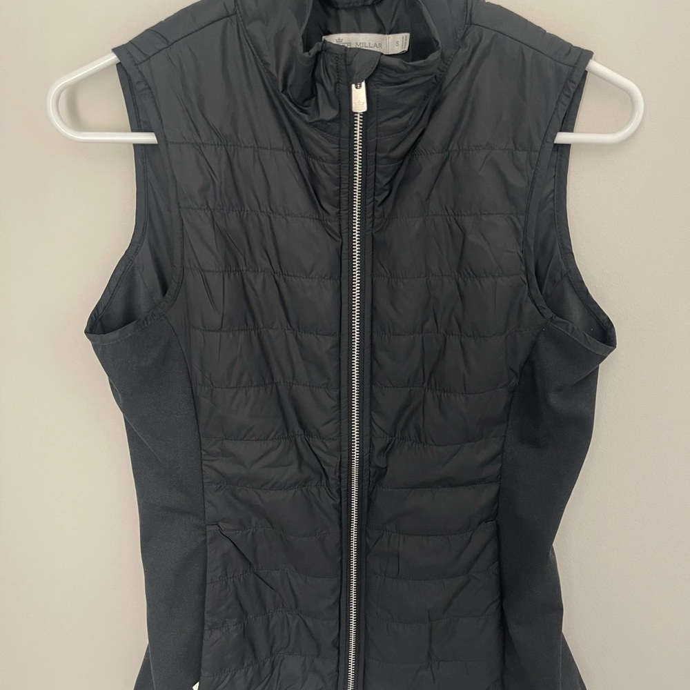 Peter Millar Women's Dark Grey Quilted Vest
